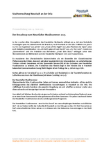 Der Broadway zum Neustädter Musiksommer 2025 Der Broadway zum Neustädter Musiksommer 2025