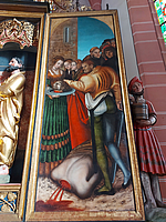 Pressefoto - Führung für Kinder am Neustädter Cranach-Altar. Gleich zwei Öffentliche Führungen zum Cranach-Altar Pressefoto - Führung für Kinder am Neustädter Cranach-Altar. Gleich zwei Öffentliche Führungen zum Cranach-Altar