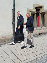 Pressefoto - Minister zu Besuch in Neustadt an der Orla. Steffen Schütz mit offenen Ohren für den ländlichen Raum und einem Versprechen Pressefoto - Minister zu Besuch in Neustadt an der Orla. Steffen Schütz mit offenen Ohren für den ländlichen Raum und einem Versprechen